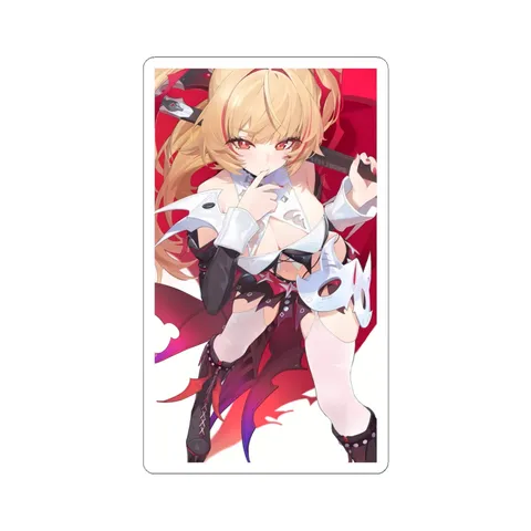Claret Flint White Mask — Sticker sticker