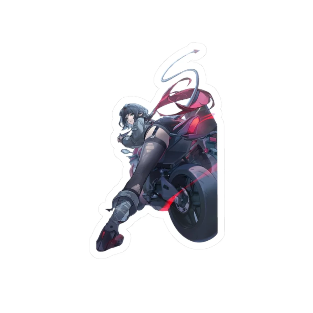 Jane Doe Red Motorcycle