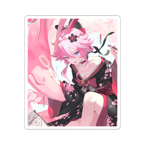 Evanescia Black Kimono sticker