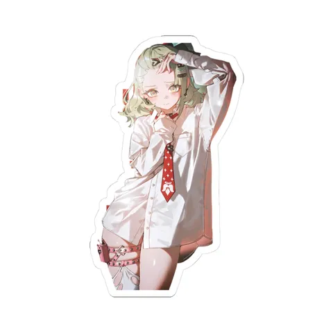 Sunna Oversized White Shirt sticker