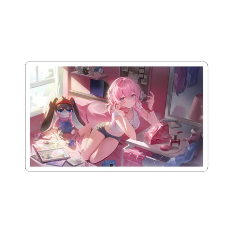March 7th Pink Bedroom sticker