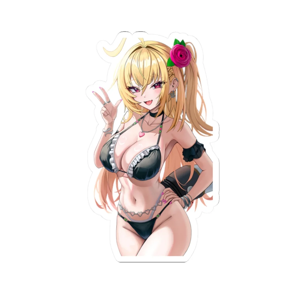 Cissia Black Frilled Bikini