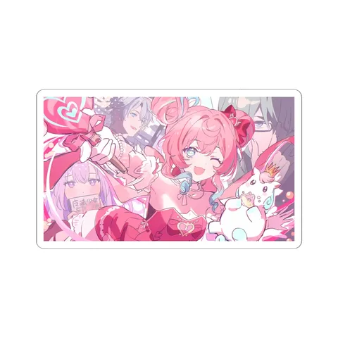 Hyacine Pink Idol Outfit sticker
