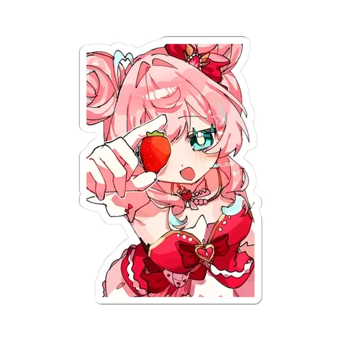 Hyacine Holding Strawberry sticker