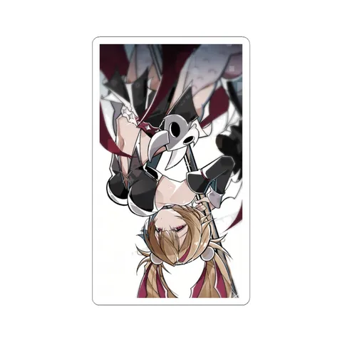 Claret Flint Hanging Upside Down — Sticker sticker