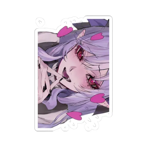 Vivian Banshee Heart Shaped Pupils sticker