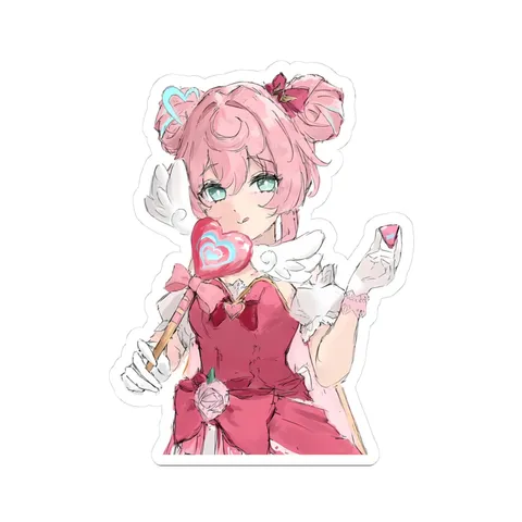 Hyacine Heart Shaped Lollipop sticker