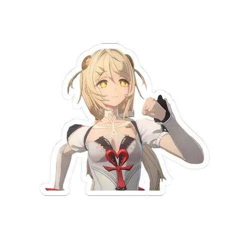 Phoenix White Outfit — Sticker sticker