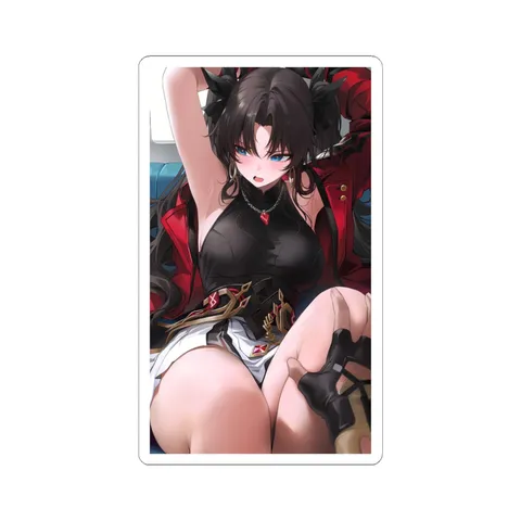 Rin Tohsaka Red Jacket — Sticker sticker