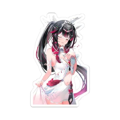 Columbina White Dress sticker