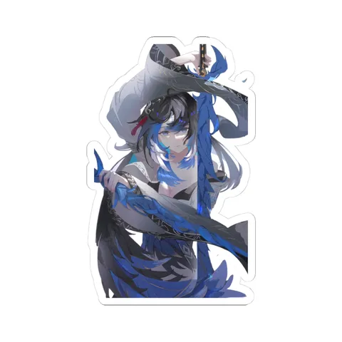 Yangyang Xuanling Blue Feathered Sword — Sticker sticker