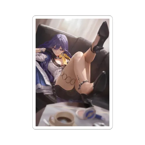 Lucilla Lounging On Sofa sticker