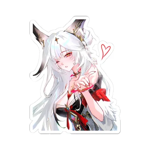 Hsin Red Tipped Fingers — Sticker sticker