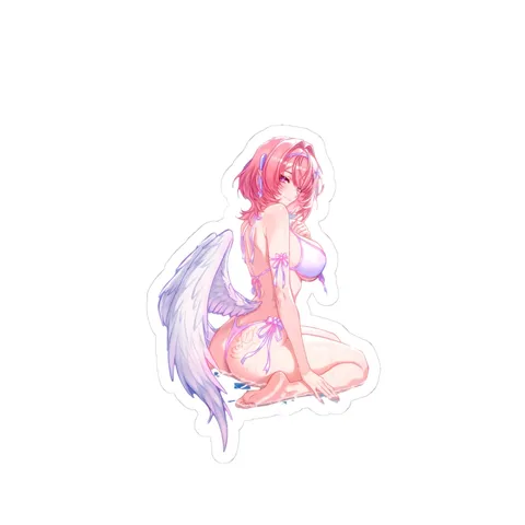 Remielle Dan White Bikini — Sticker sticker