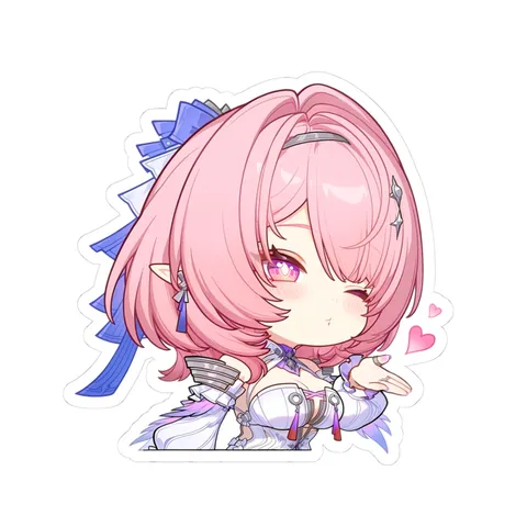 Remielle Dan Blowing Kiss — Sticker sticker