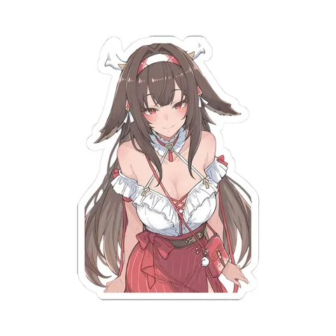 Ye Shunguang Red Crossbody Bag sticker
