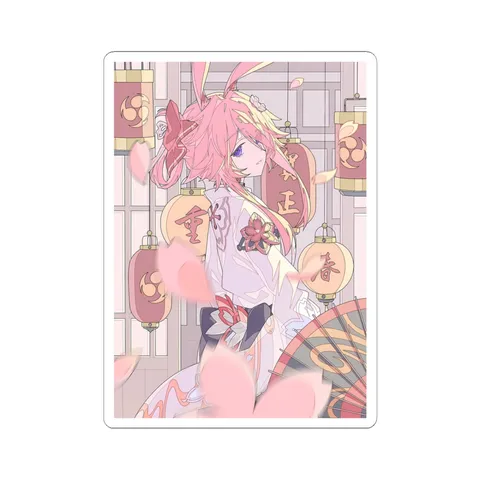 Evanescia Lanterns Cherry Blossoms sticker