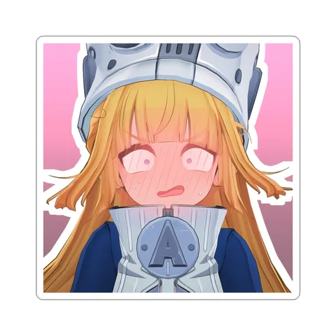 Norma Hollowell Blushing Expression — Sticker sticker