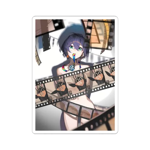 Belle Eous Vintage Film Strips sticker