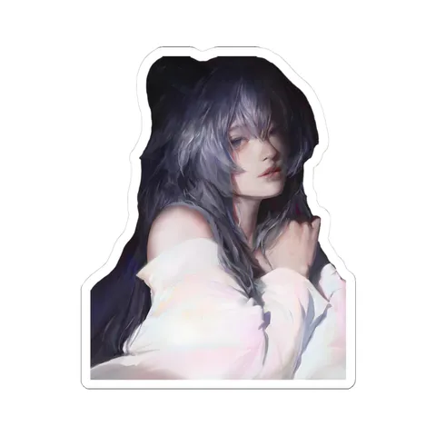 Ganyu White Top — Sticker sticker
