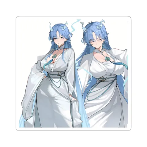 Qingxiao Layered Robe — Sticker sticker