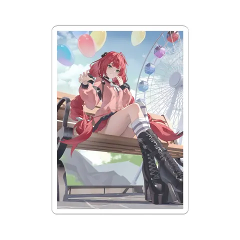 Ukinami Yuzuha Pink Cardigan sticker