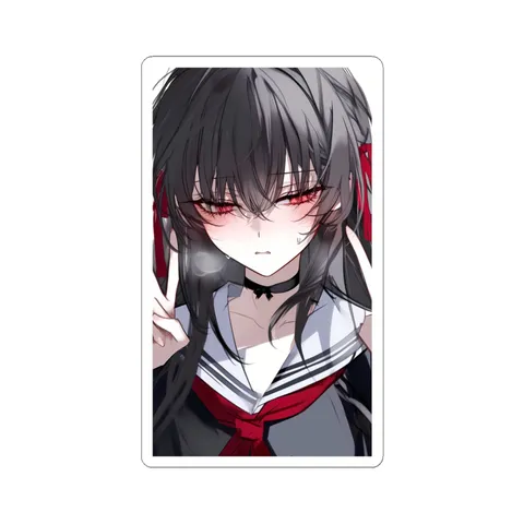 Kuchiba Chisa Peace Signs — Sticker sticker