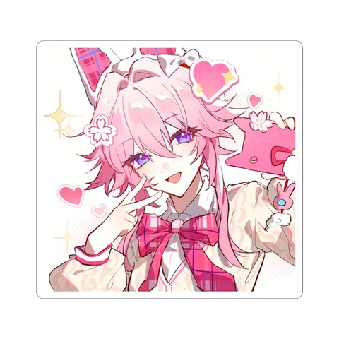 Evanescia Plaid Bow sticker