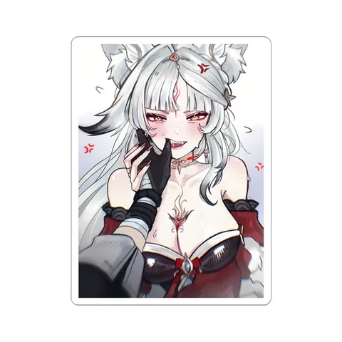 Hsin Biting Gloved Hand — Sticker sticker