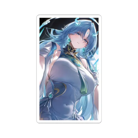 Qingxiao Light Blue Outfit — Sticker sticker