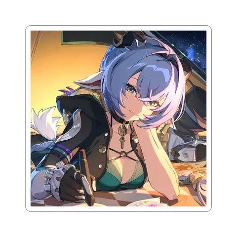 Lucia Holding Stylus — Sticker sticker