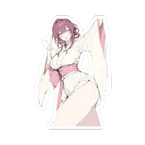 Kafka White Yukata — Sticker sticker