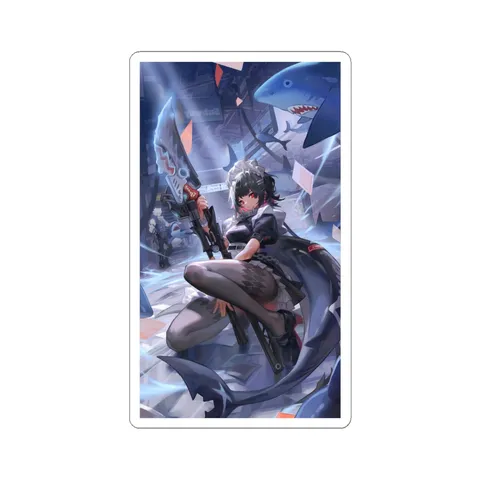 Ellen Joe Holding Shears — Sticker sticker