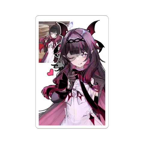 Columbina Vampire Outfit — Sticker sticker