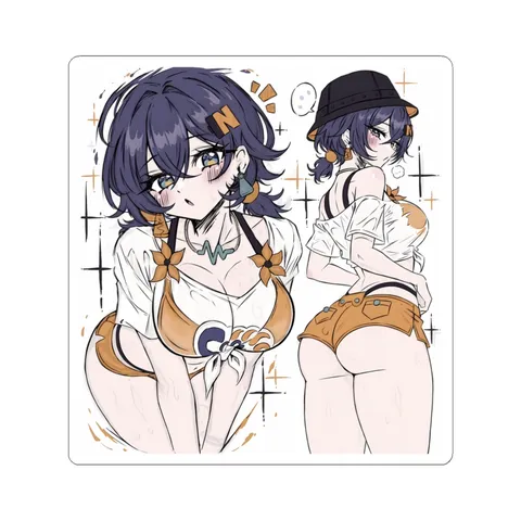Belle Casual Summer Outfit — Sticker sticker