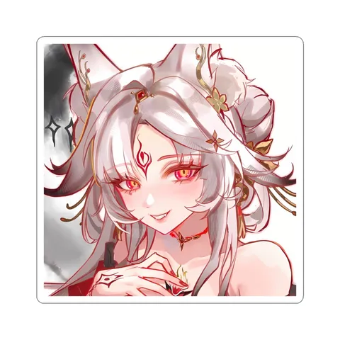 Hsin Red Choker — Sticker sticker