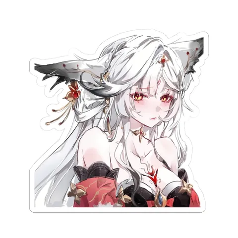 Hsin Red Black Attire — Sticker sticker