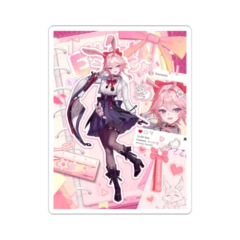 Evanescia Pink Scrapbook — Sticker sticker