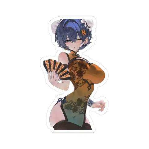 Belle Floral Cheongsam — Sticker sticker