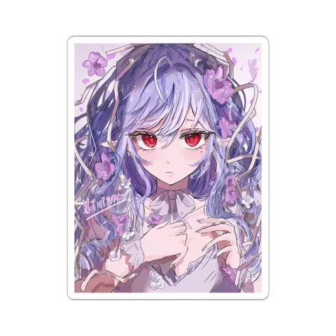 Vivian Floral Portrait — Sticker sticker