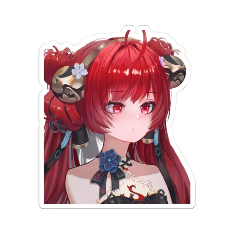 Suoming Twin Buns — Sticker sticker