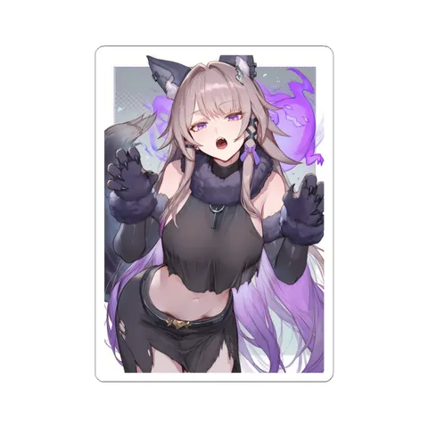 Herta Wolf Girl Outfit — Sticker sticker