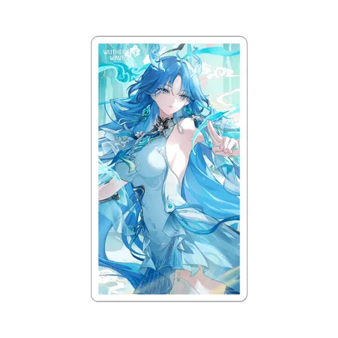 Qingxiao Blue White Outfit — Sticker sticker