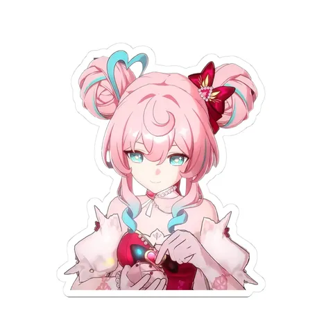 Hyacine Candy Themed Outfit — Sticker sticker