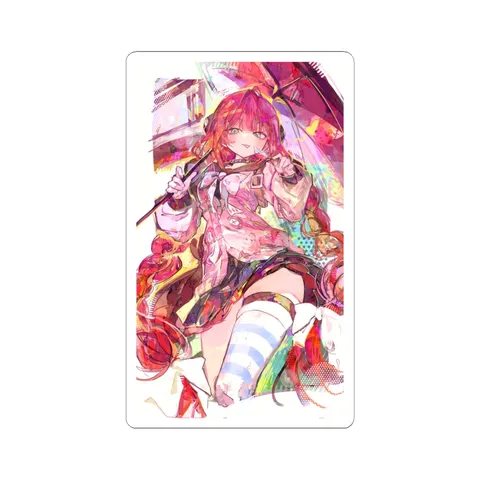 Ukinami Yuzuha Pink Cardigan — Sticker sticker