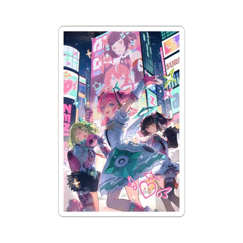 Nicole Anby City Billboard — Sticker sticker