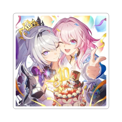 Kiana Kaslana March 7th 10th Anniversary — Sticker sticker