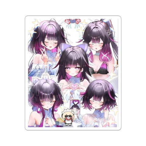 Columbina Aether Portrait Variants — Sticker sticker
