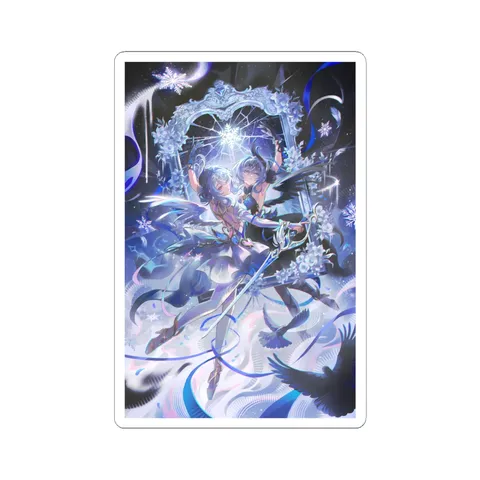 Odette Swirling Snow Duet — Sticker sticker