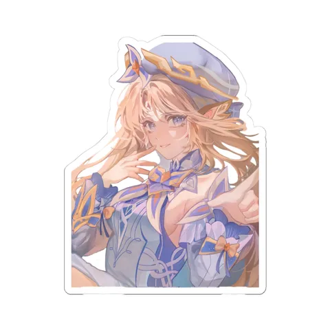 Nicole Reeyn Pale Blue Outfit — Sticker sticker